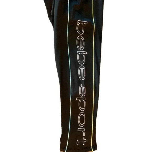 BEBE Sport leggings brand new 1X 30inc long mini pocket in front Aruba B… - Picture 7 of 8